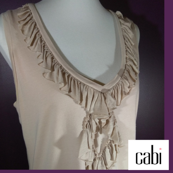 Sweet Vintage cabi Spring 2011 Flutter Tank EUC - Picture 1 of 5